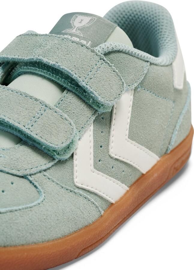 Hummel Kinder Sneakers low Victory Suede Ii 217833 Frosty Green