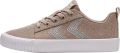 Hummel kindersneaker Base Court Point Glitter Jr. roze - Goud