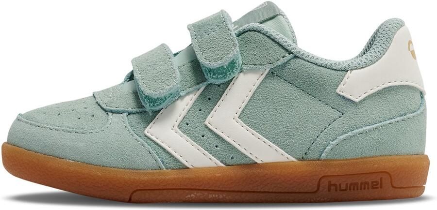 Hummel kindersneakers laag model Victory Suede II Infant 230238 Frosty Green - Foto 2