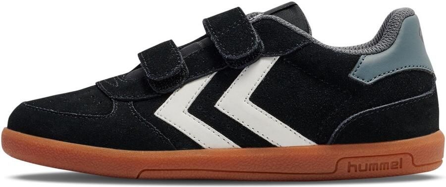 Hummel kindersneakers laag model Victory Suede II 217833 antraciet - Foto 3