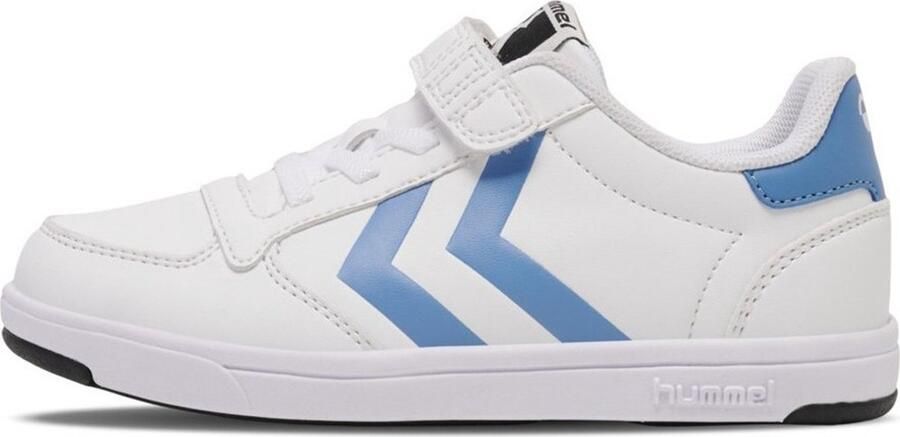 Hummel Kinder Sneakers flach Stadil Light Quick Jr White Navy