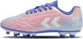 Hummel Kindervoetbalschoenen Top Star Lc FG - Blauw/Multicolor/Roze