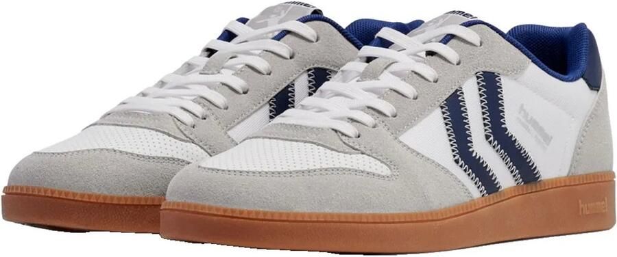 Hummel Perfekt NS handbal sneakerschoenen vegan 232725 9109 White Blue