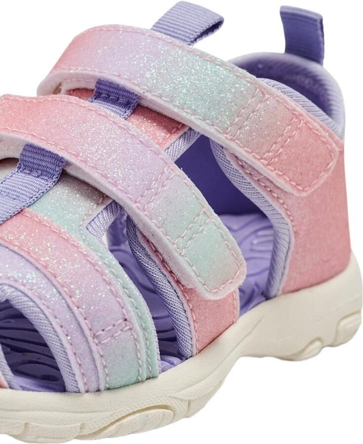 Hummel kindersandalen met klittenbandsluiting voor baby's 217944 Multi Color Pink