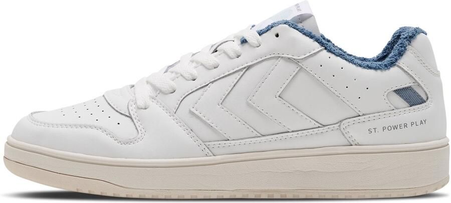 Hummel Damen Sneaker flach St. Power Play Retro White China Blue