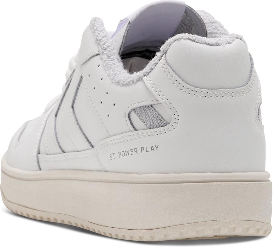 Hummel damessneaker plat model St. Power Play Retro White Lunar Rock - Foto 2