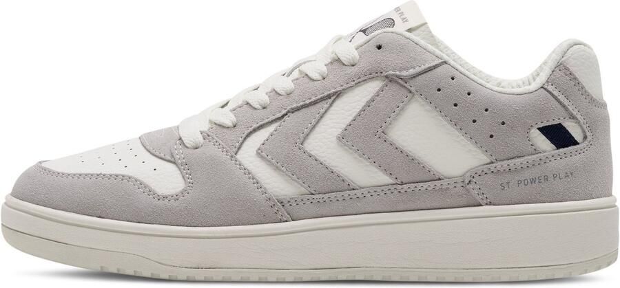 Hummel Sneaker flach St. Power Play Suede Mix Lunar Rock Marshmallow