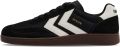 Hummel Sneakers laag antraciet zwart wit - Grijs