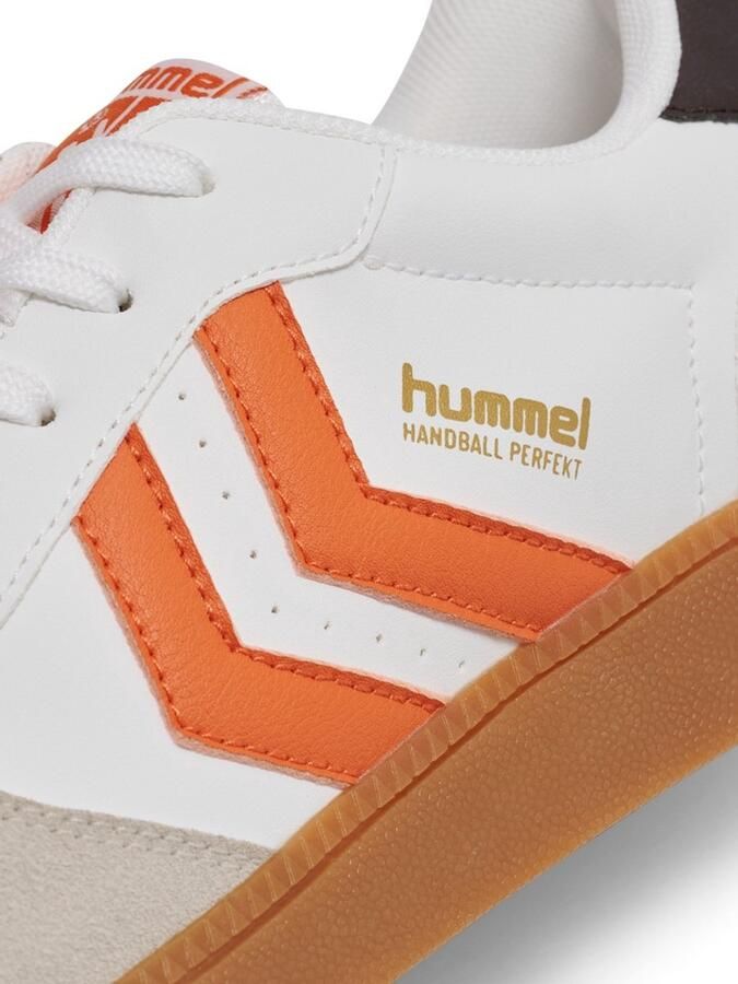Hummel Perfekt Sp handbal sneakerschoenen vegan 226303 9143 White Orange