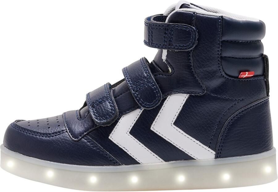 Hummel kindersneakers met hoge schacht Stadil Flash Black Iris