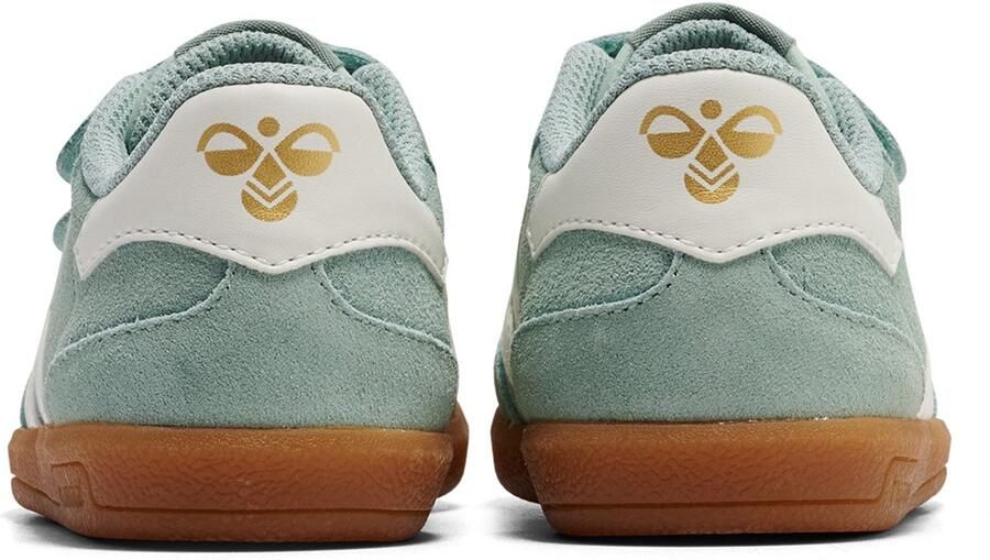 Hummel kindersneakers laag model Victory Suede II Infant 230238 Frosty Green - Foto 2