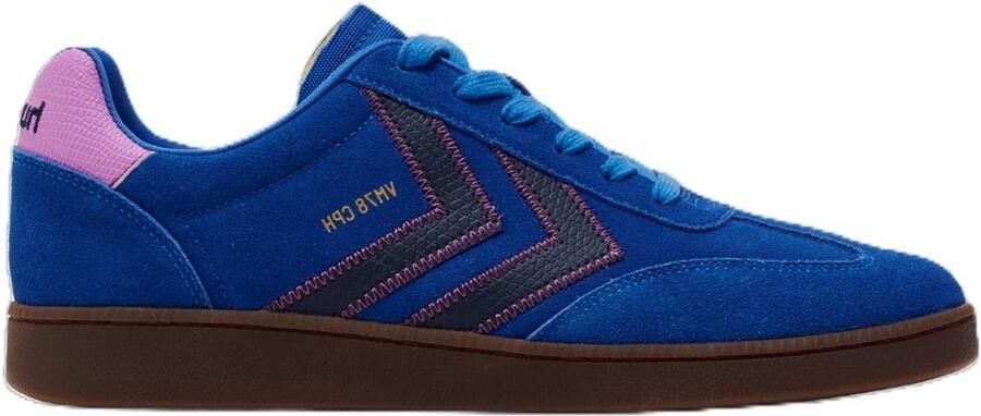 Hummel Sneakers laag 'VM78 CPH LZ' royal blue koningsblauw rosa zwart