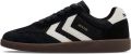 Hummel Sneakers laag antraciet zwart wit - Grijs