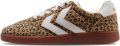 Hummel Sneakers laag beige ombergrijs mokka zwart - Beige