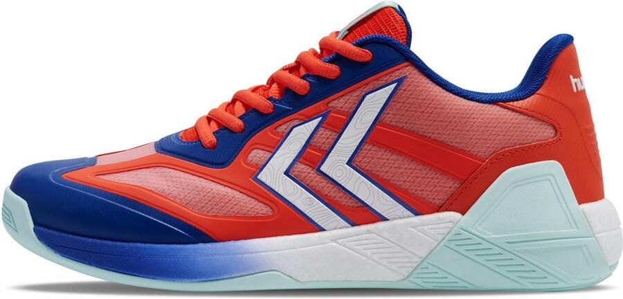 Hummel Hallenschuhe Handball Algiz 25Icon 228058 Red Blue White - Foto 2