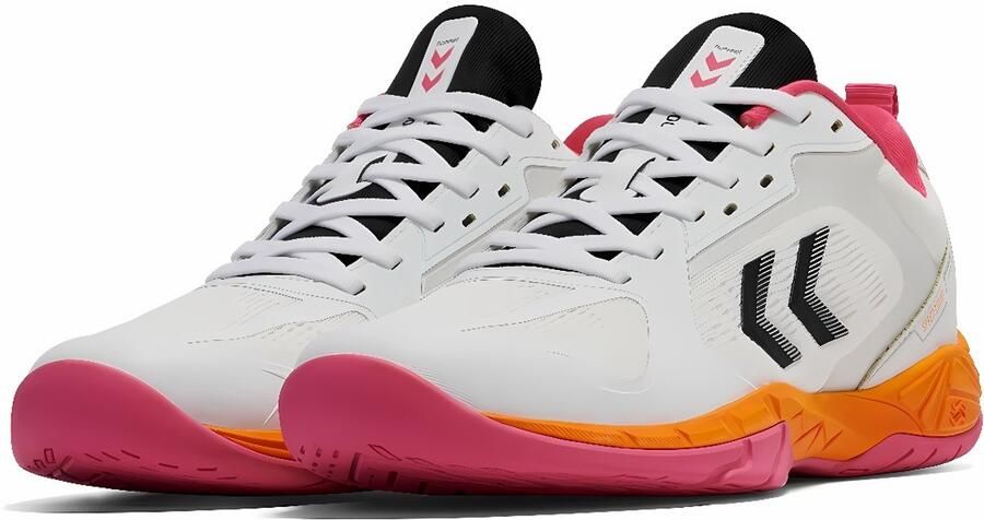Hummel zaalschoenen Handbal Speed Court 228236 Wit Roze