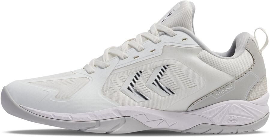 Hummel Hallenschuhe Handball Speed Court White Grey - Foto 2