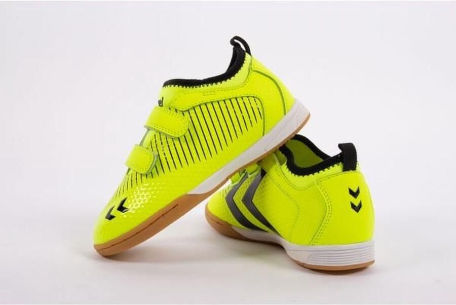 Hummel Zoom JR IN sportschoenen neon geel zwart - Foto 2