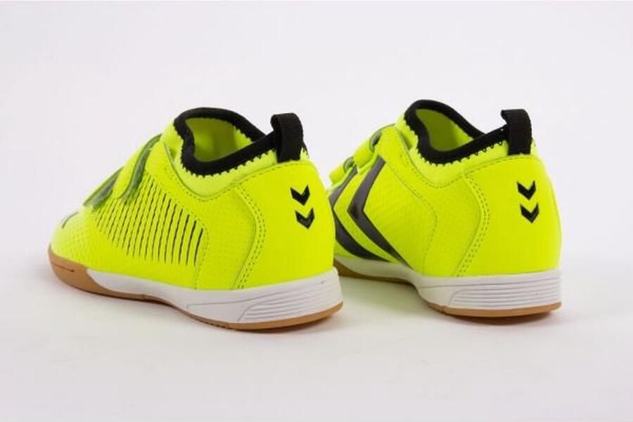 Hummel Zoom JR IN sportschoenen neon geel zwart - Foto 4