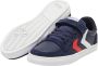 Hummel Kindertrainers slimmer stadil leather low Blauw - Thumbnail 1