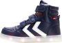 Hummel Kinder Sneakers hoch Stadil Flash Black Iris - Thumbnail 1