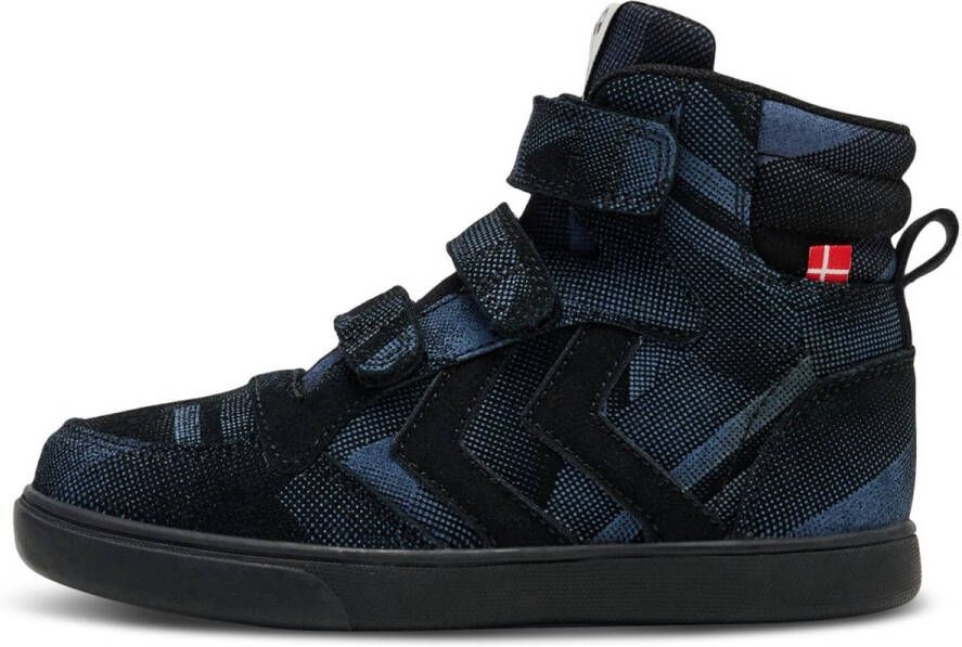Hummel Kinder Sneakers low Stadil Print Jr Black