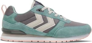 Hummel Women's Monaco 86 RS Sneakers turkoois grijs