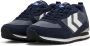 Hummel MONACO 86 sneaker herenschoenen vegan 216551 7381 blauw - Thumbnail 1
