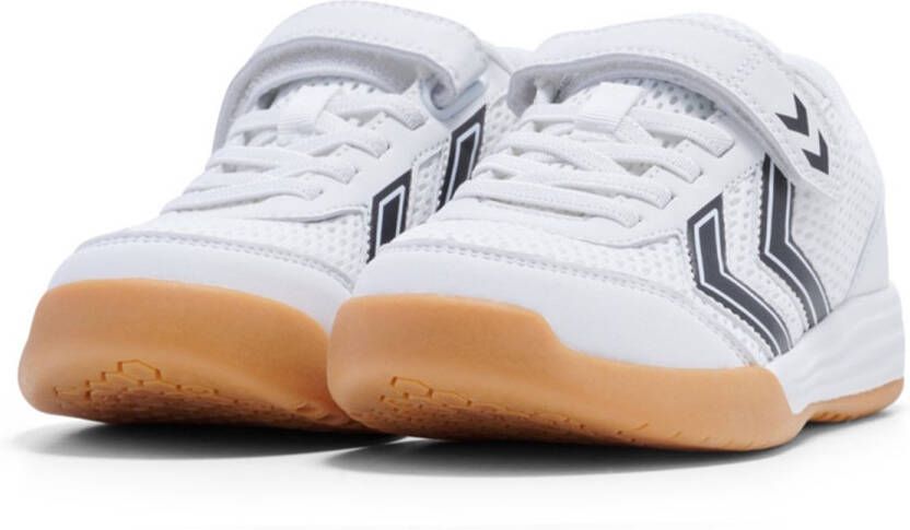 Hummel MULTIPLAY FLEX VC JR unisex sportsneaker schoenen vegan 224853 wit