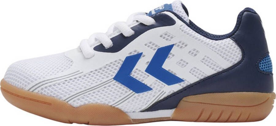 hummel Root Elite kinderen Laces Sportschoenen Volleybal Indoor wit