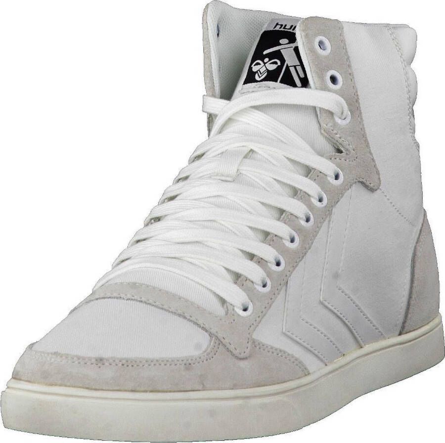 Hummel Slimmer Stadil Tonal Hoge Sneakers White