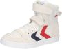 Hummel Kindertrainers slimmer stadil leather high Wit Unisex - Thumbnail 4
