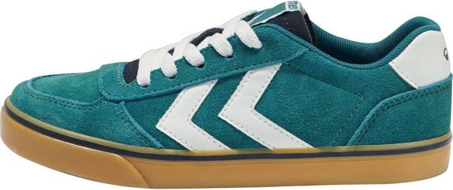 Hummel Stadil 3.0 Jr suède sneakers groen
