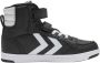 Hummel Kinder Sneaker Stadil Light Quick High Jr Black White - Thumbnail 1