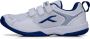 Hundred Court Star Non-Marking Badminton Schoenen voor Jongens (Wit Marineblauw Lichtgewicht X-Cushion Bescherming Geschikt voor Binnen Tennis Squash Tafeltennis Basketbal & Padel - Thumbnail 1