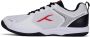 Hundred Court Star Non-Marking Professionele Badminton Schoenen voor Heren (Wit zwart X-Cushion Bescherming Geschikt voor Binnen Tennis Squash Tafeltennis Basketbal & Padel - Thumbnail 2
