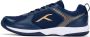 Hundred Court Star Non-Marking Professionele Badminton Schoenen voor Heren (Marine Goud 44.5 X-Cushion Bescherming Geschikt voor Binnen Tennis Squash Tafeltennis Basketbal & Padel - Thumbnail 1