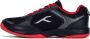 Hundred Court Star Non-Marking Professionele Badminton Schoenen voor Heren (Zwart Rood X-Cushion Bescherming Geschikt voor Binnen Tennis Squash Tafeltennis Basketbal & Padel - Thumbnail 2