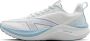 Hundred Glide Pace Multipurpose Shoes |Walking Training Gym & Jogging D-Soft Cushion Comfort HyperKnit Upper Fusion Technology Comfortable and Breathable Color: White Blue 12 45 EU |Running shoes - Thumbnail 1