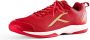 Hundred Infinity Pro Non-Marking Professionele Badminton Schoen voor Heren (Rood Goud Materiaal: Polyester Mesh Geschikt voor Zaaltennis Squash Tafeltennis Basketbal & Padel - Thumbnail 2