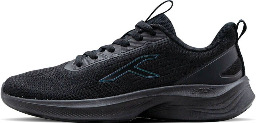 Hundred Smooth Run Multipurpose Shoes Walking Training Gym & Jogging D-Soft Cushion Comfort HyperKnit Upper Fusion Technology Comfortable and Breathable Color: Black 8 41 EU Running shoes