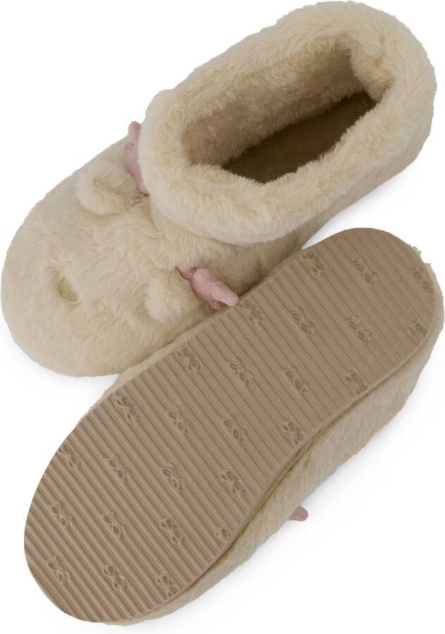 Hunkemöller Dames Accessoires Pantoffels Reindeer Beige