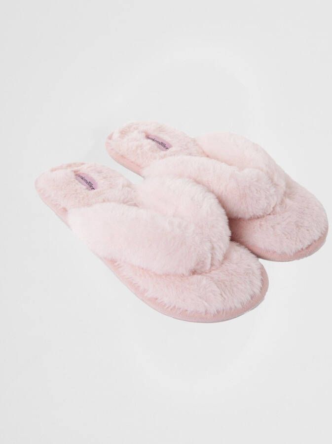 Hunkemöller Dames Accessoires Slippers Fake Fur Roze