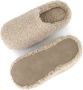 Hunkemöller Dames Accessoires Teddy slippers Beige - Thumbnail 1