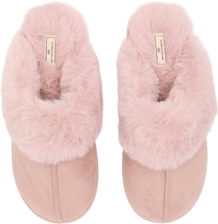 Hunkemöller Slippers Suède Roze