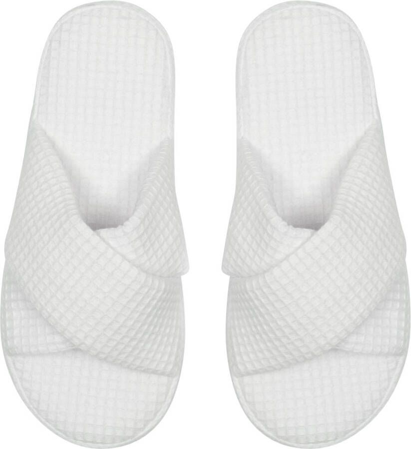 Hunkemöller Zachte wafelpantoffels Wit
