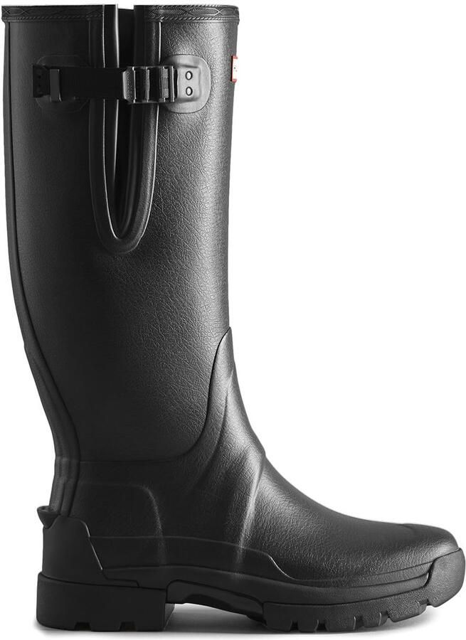 Hunter Boots Balmoral Side Adjustable Neo Lined Tech Sole Boot Rubberlaarzen zwart grijs