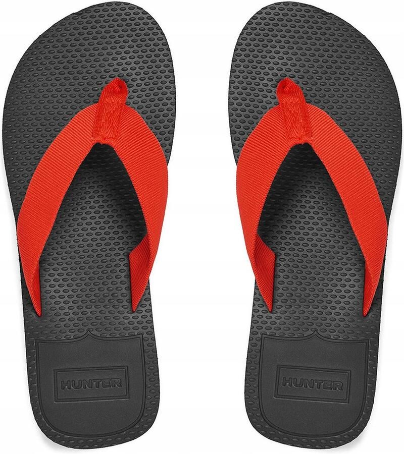 Hunter Dames Teenslippers Rood