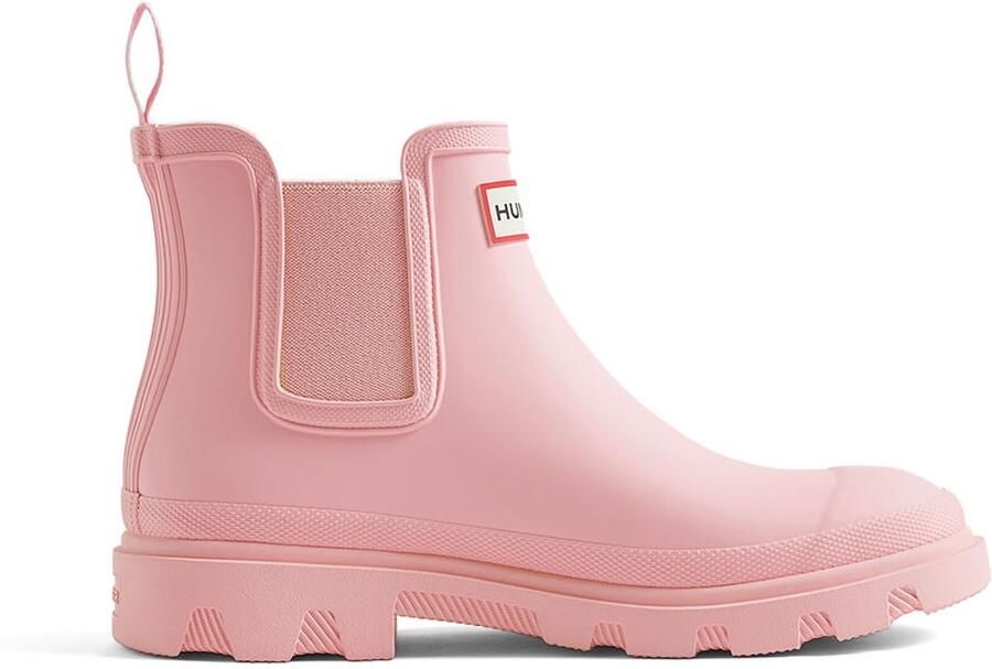 Hunter Downpour Unisex Chelsea boots Rubber Roze Waterdicht