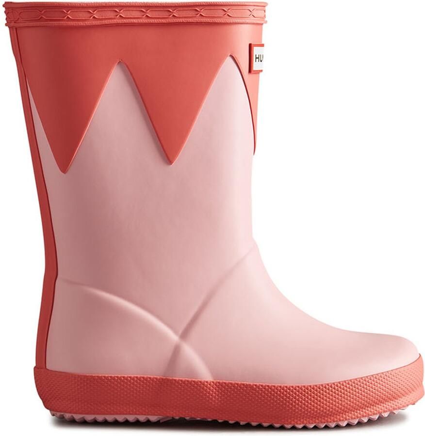 Hunter First Classic Meisjes Laarzen Rubber Roze Waterdicht